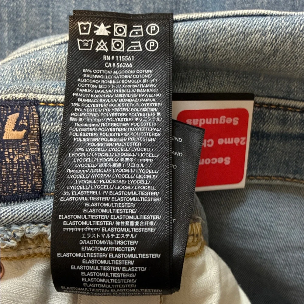 7 FOR ALL MANKIND JOSEFINA FEMININE BOYFRIEND JEANS NWT - Picture 8 of 11